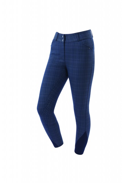 Dublin Ladies Pro Form Gel Full Seat Breeches (Navy Plaid)