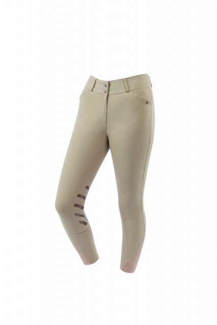 Dublin Ladies Pro Form Gel Knee Patch Breeches (Beige)