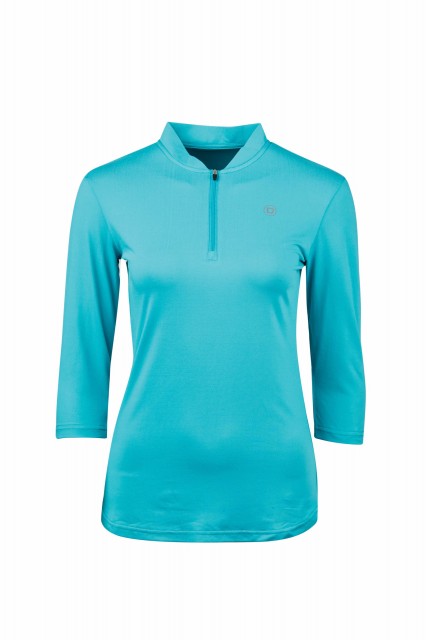 Dublin Ladies Sculptor 3/4 Event Top (Turquosie)