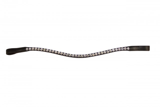 Collegiate Comfitec Crystal Replacement Browband (Black)