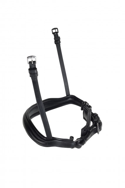 Collegiate Mono Crown Padded Crank Cavesson Noseband (Black)