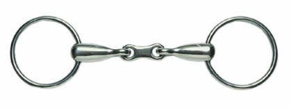 Korsteel Stainless Steel French Link Loose Ring Snaffle Bit