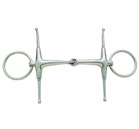 Korsteel Stainless Steel Jointed Fulmer Snaffle Bit