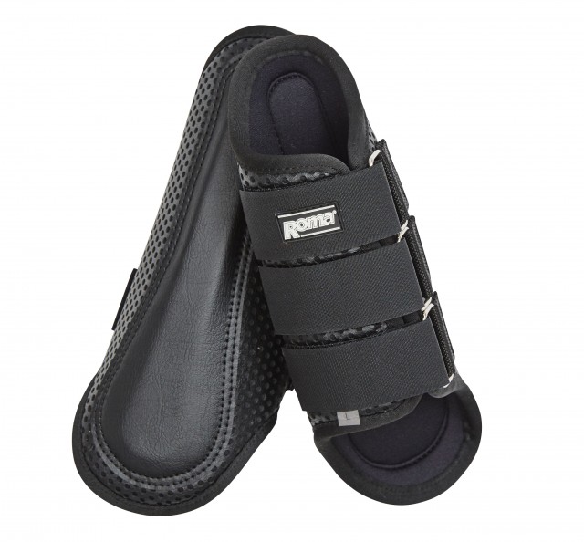 Roma Air Flow Shock Absorber Splint Boots (Black)