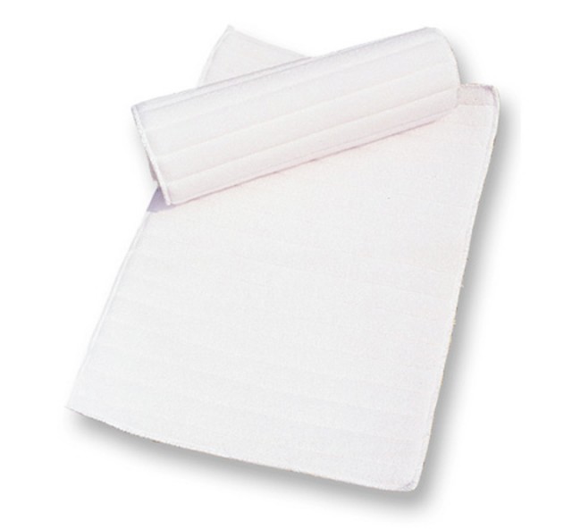 Roma Channel Quilted Leg Pads 4 Pack (White)