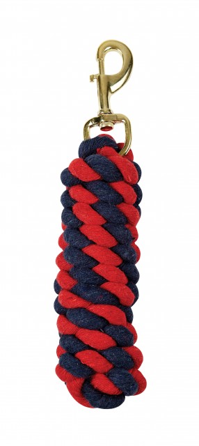 Roma Cotton Brass Snap Lead (Navy/Red)