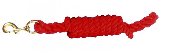 Roma Cotton Brass Snap Lead (Red)