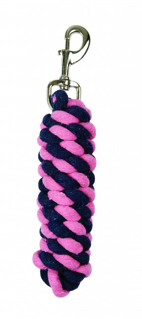 Roma Cotton Nickel Plated Snap Lead (Pink/Navy)