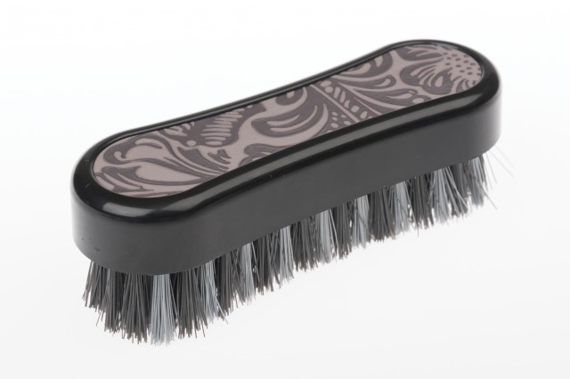 Roma Equi Leather Back Soft Touch Face Brush (Grey)