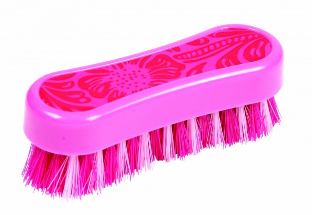 Roma Equi Leather Back Soft Touch Face Brush (Pink)