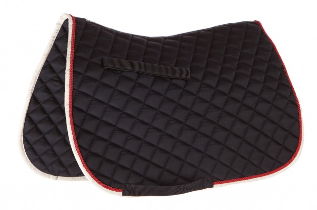 Roma Grand Prix All Purpose Saddle Pad (Navy/Red/White)