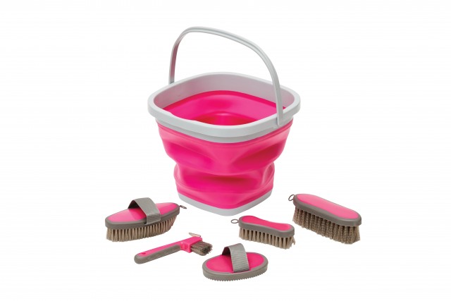 Roma Grooming Bucket Kit (Pink)