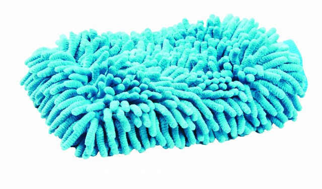 Roma Microfibre Wash Mitt (Aqua)