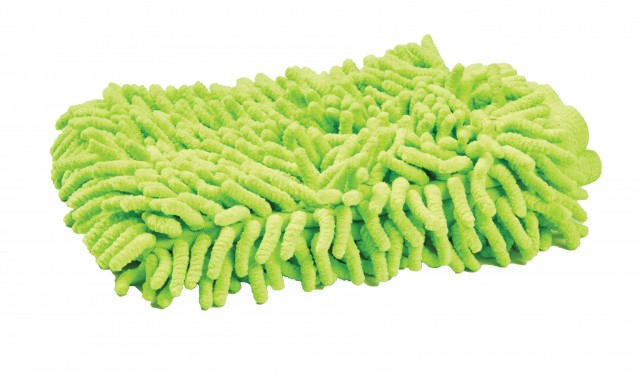Roma Microfibre Wash Mitt (Lime)