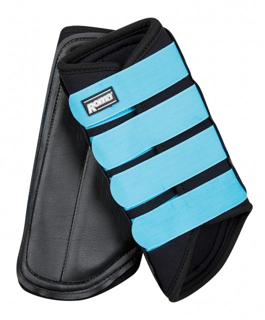 Roma Neoprene Brushing Boots (Black/Blue)