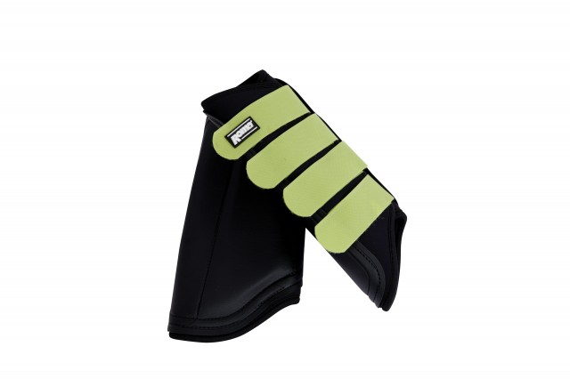 Roma Neoprene Brushing Boots (Black/Green)