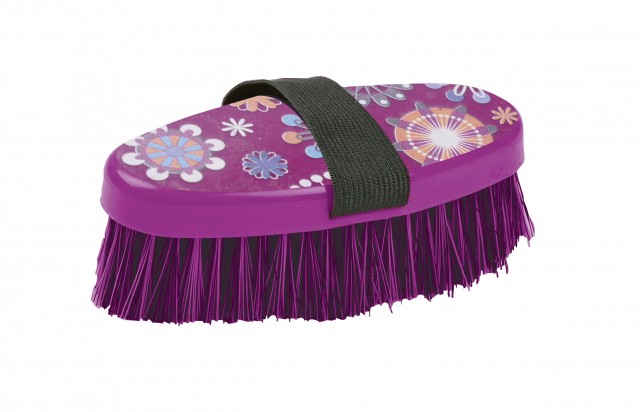 Roma Pattern Body Brush (Pink Starburst)