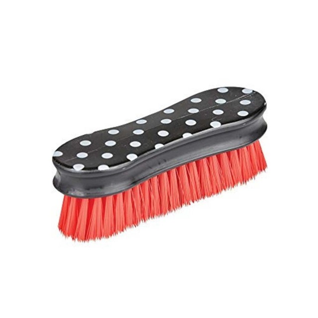 Roma Pattern Face Brush (Black Polka Dots)