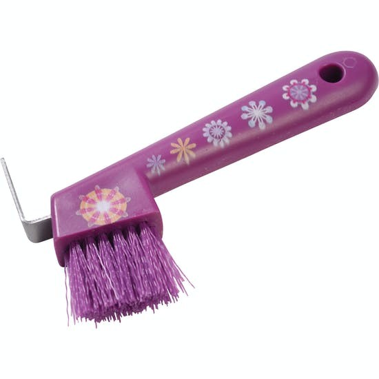 Roma Pattern Hoof Pick (Pink Starburst)
