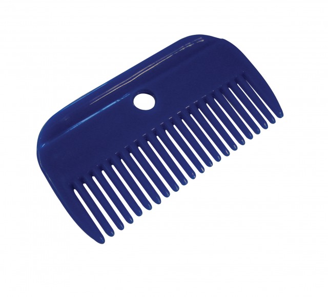 Roma Plastic Mane Comb (Blue)