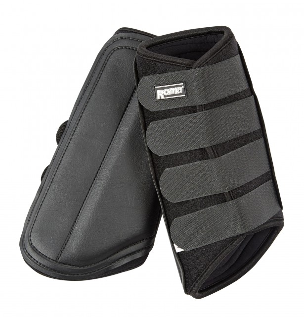 Roma Pro Tec Breathable Brushing Boots (Black)