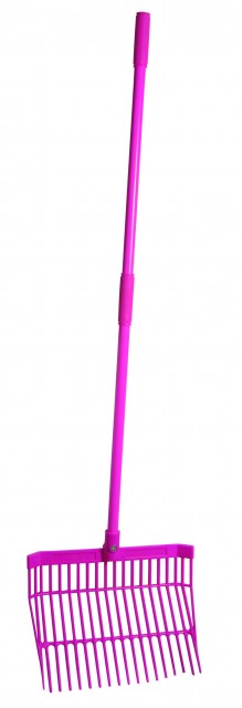 Roma Revolutionary Stable Rake With Handle (Pink)