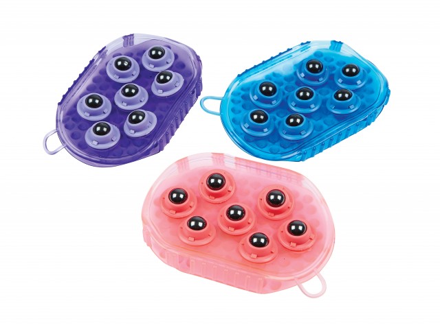 Roma Rubber Massage Mitt (Purple)