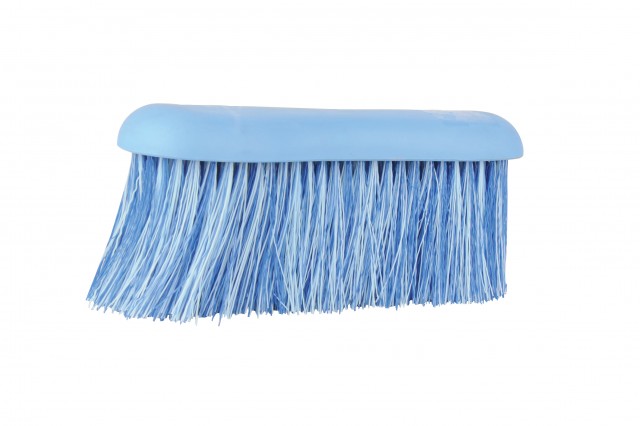 Roma Soft Grip Long Bristle Dandy Brush (Blue)