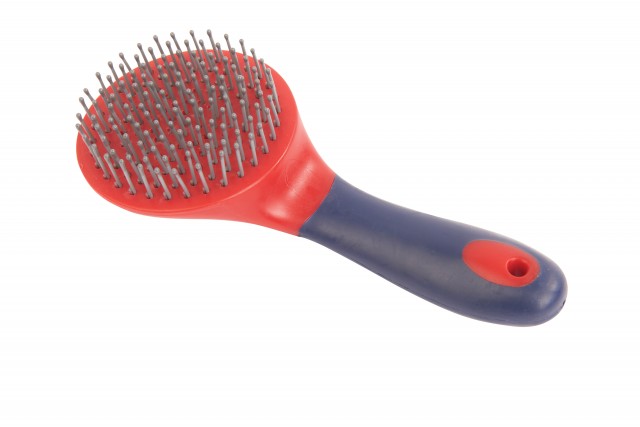 Roma Soft Touch Mane & Tail Brush (Red/Navy)