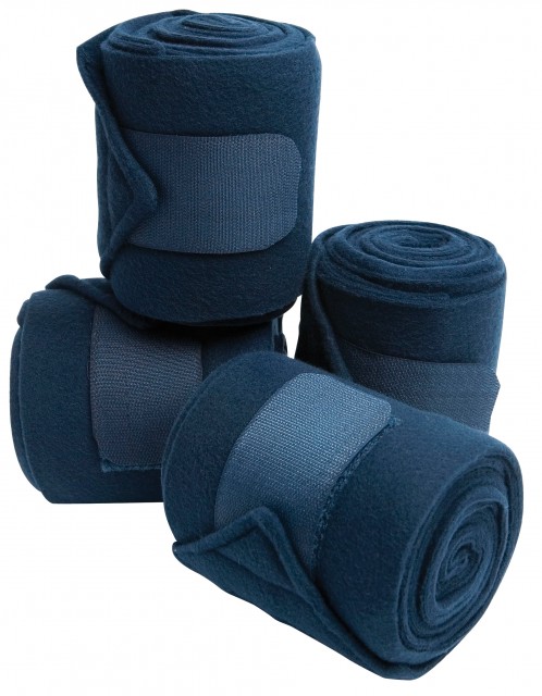 Roma Thick Polo Bandages 4 Pack (Navy)