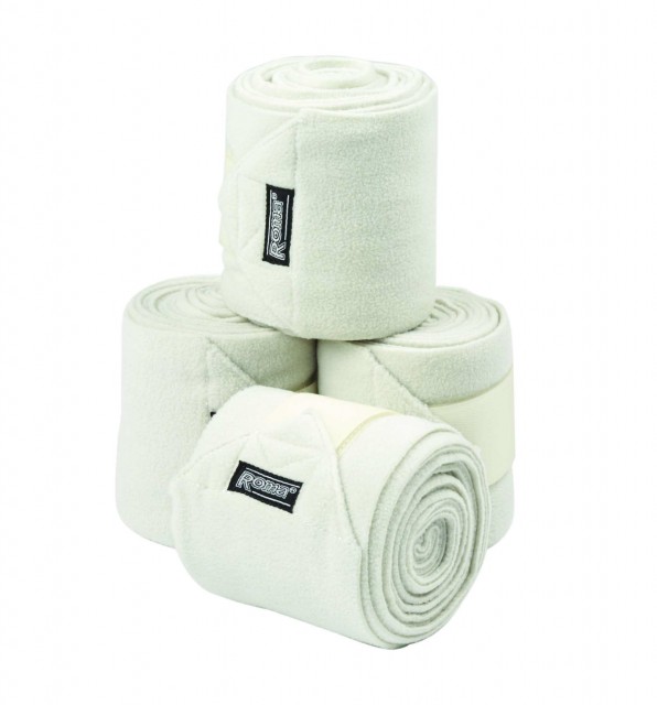 Roma Thick Polo Bandages 4 Pack (Vanilla)