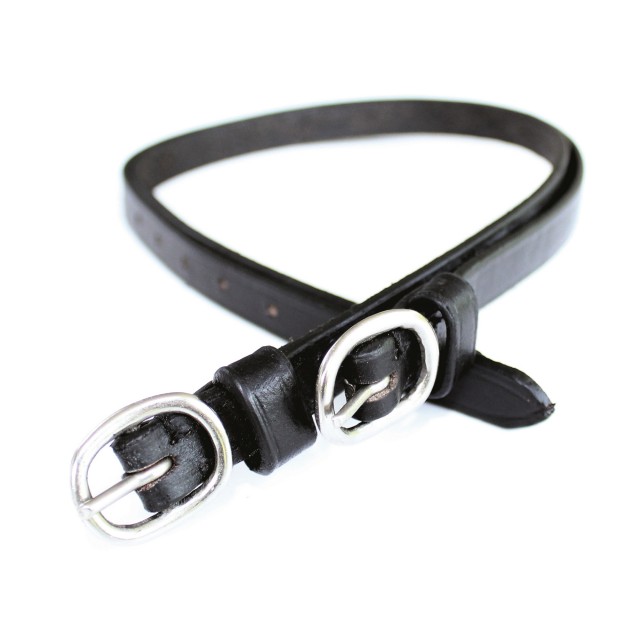 JHL Leather Spur Straps (Black)