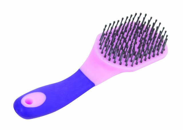 Roma Two Tone Mane & Tail Brush (Purple/Pink)
