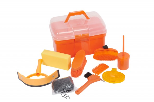 Roma Ultimate 10 Piece Grooming Kit (Orange)