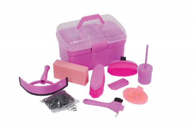 Roma Ultimate 10 Piece Grooming Kit (Pink)