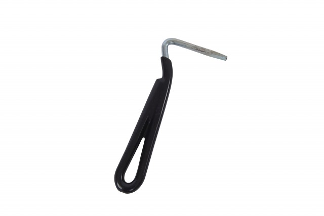 Roma Vinyl Handle Hoof Pick (Black)