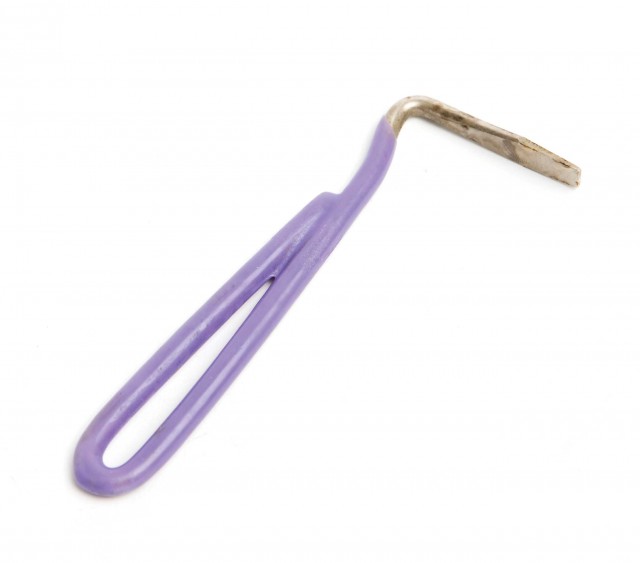 Roma Vinyl Handle Hoof Pick (Purple)