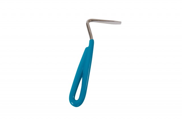 Roma Vinyl Handle Hoof Pick (Teal)