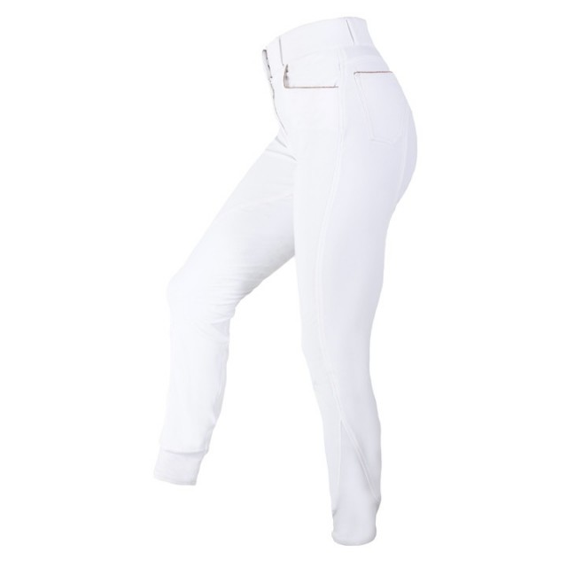Mark Todd (Clearance) Women's Marceline Breeches (White/Rose Gold) (Size 28'')