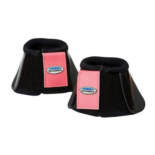 Weatherbeeta Impact Bell Boots (Black/ParadisePink)