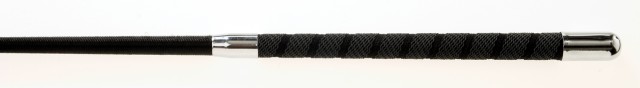 Dublin 2 Piece Grip Handle Lunge Whip (Black)