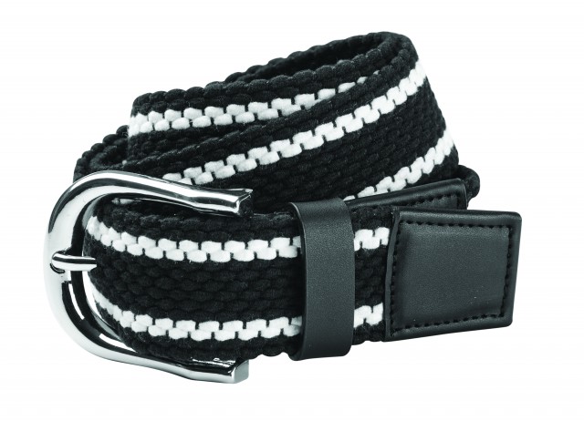 Dublin Adult's Webbing Belt (Navy/White)