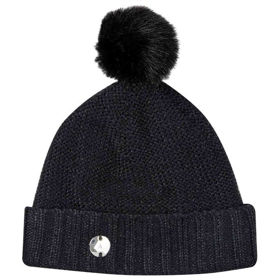 Dublin Black Tess Beanie (Black Lurex)