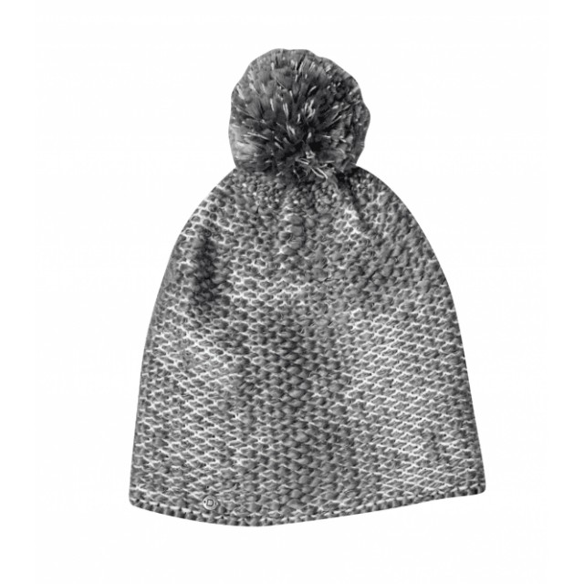 Dublin Jolene Beanie (Grey/White One Size)