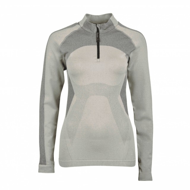 Dublin Ladies Black Sarah Half Zip Jumper (Charcoal)