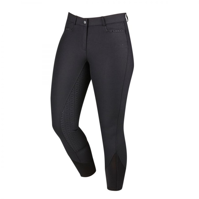 Dublin Ladies Citron Gel Full Seat Breeches (Navy)