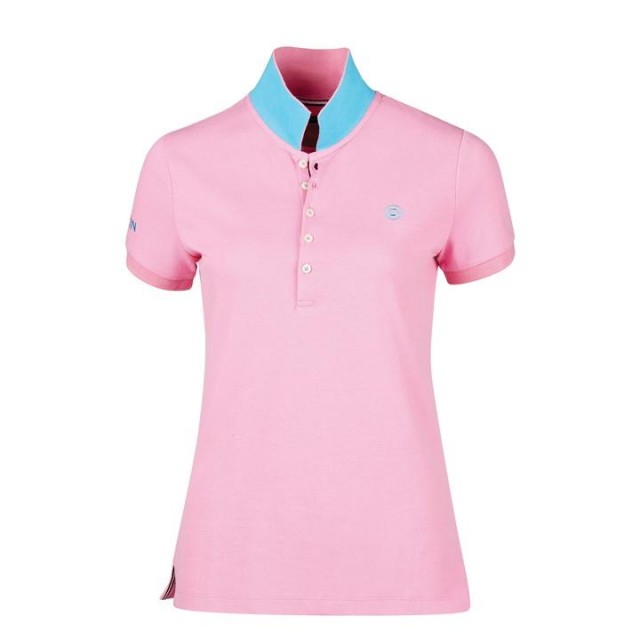 Dublin Ladies Lily Cap Sleeve Polo (Fuchsia Pink)
