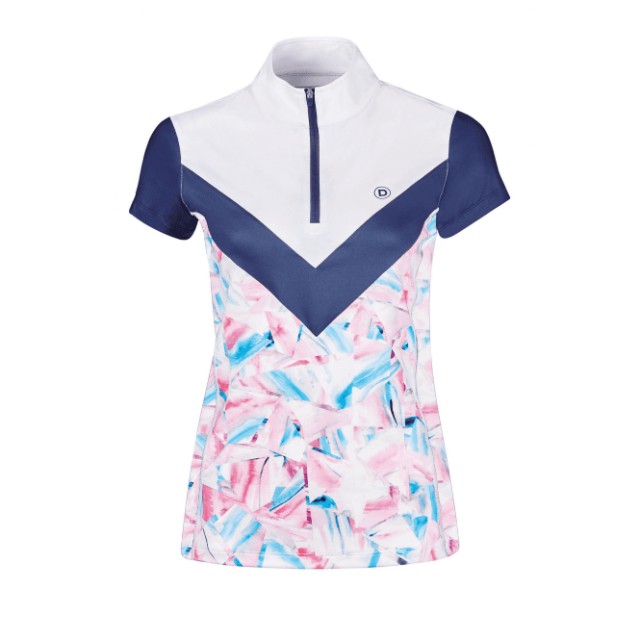 Dublin Ladies Orla Printed Colour Block Competition Shirt (Geo Print)