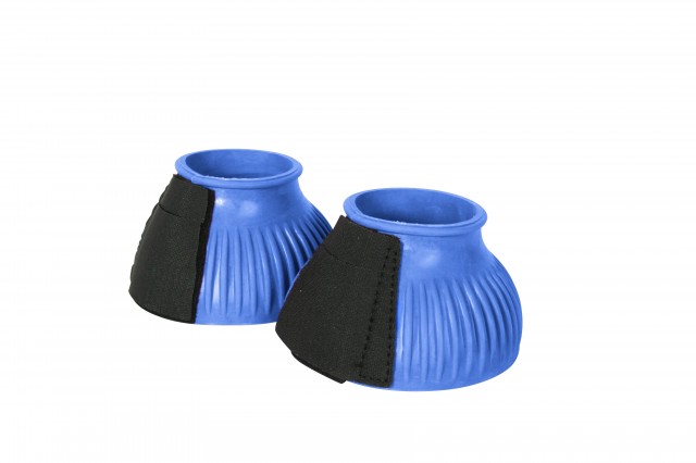 Roma Ribbed Touch Tape Bell Boots (Light Blue)