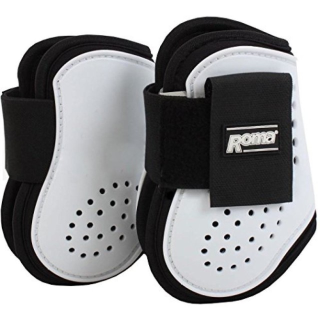 Roma Vent Fetlock Boots (White)